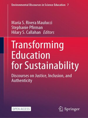 cover image of Transforming Education for Sustainability